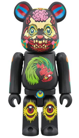 人気高評価☆BE@RBRICK ベアブリック☆ 田名網敬一 TANAAMI 100％ & 400％ レッド キューブリック、ベアブリック