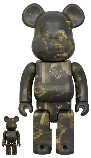 BE@RBRICK ヒトハタウサギ 100% &amp; 400% Medicom BE@RBRICK Hitohatausagi 100% 400% Bearbrick Figure