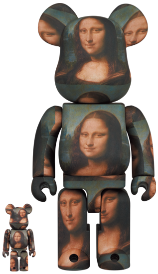 フィギュアBE@RBRICK Mona Lisa 100％ 400% 2セット
