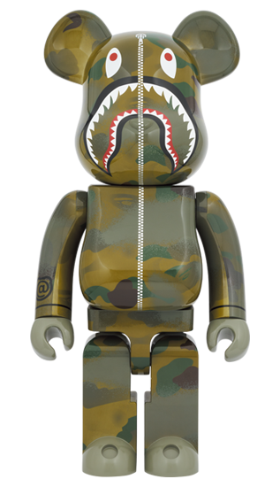 BE@RBRICK BAPE ALPHA CAMO SHARK 100 400％一点のみです - その他