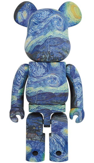 ベアブリック Starry Night BE@RBRICK 1000％  ゴッホ