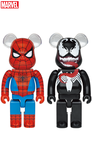 買うHappyくじ 特賞 MARVEL BE@RBRICK 400% スパイダーマン メディコム・トイ キューブリック、ベアブリック