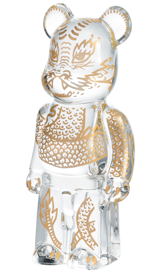 010931● Baccarat BE@RBRICK クリア ベアブリック5cm高さ