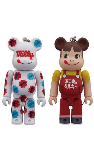 【お買い物】BE@RBRICK ベアブリック MILKY THE CONVENI PEKO 400％ グレーペコちゃん キューブリック、ベアブリック