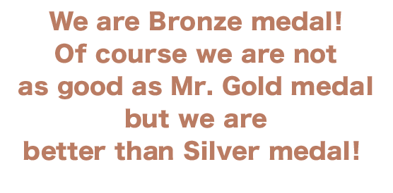 BASIC We are Bronze medal!